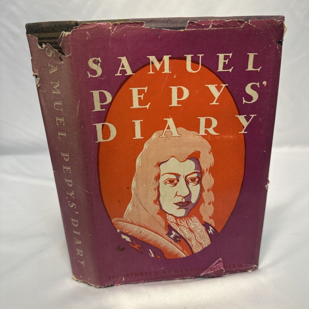 Samuel Pepys Diary Randolph Adler Illustrated Editions Company 1932 With RARE DJ